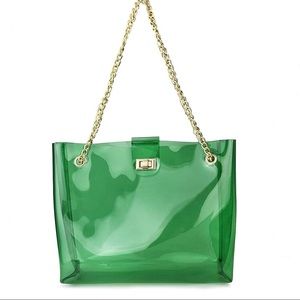 PVC Shoulder Tote Bag